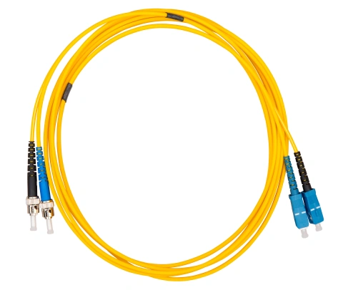 Patchcablu duplex, ST/SC, 9/125µm OS2, 2m_1