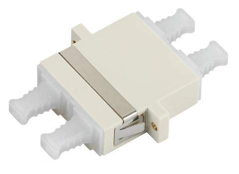 Cuplor FO SC-Duple,Plastic,Multimode,fosfor-bronz,flanşă,gri