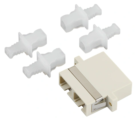 Cuplor FO SC-Duple,Plastic,Multimode,fosfor-bronz,flanşă,gri_2