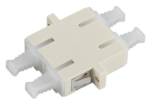 Cuplor FO SC-Duple,Plastic,Multimode,fosfor-bronz,flanşă,gri_1