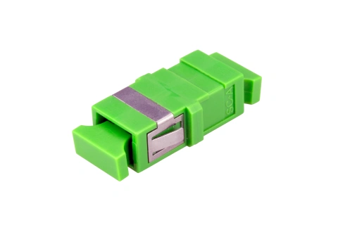 Cuplor SC/APC Simplex,Singlemode,fară flanşă,verde,ECO_2