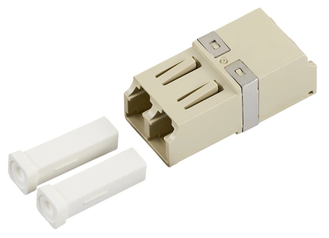 Cuplor LC-duplex FO Multimode, plastic, phbr, Snap-in, gri_2