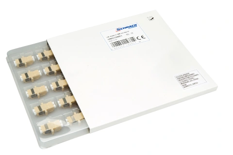 Cuplă LC Duplex,Plastic,Multimode,zirc.,cu flanşă,bej,ECO_2