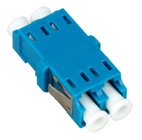 Cuplă LC Duplex,Plastic,Singlemode,zirc.,fără flanşă,bej,ECO_2