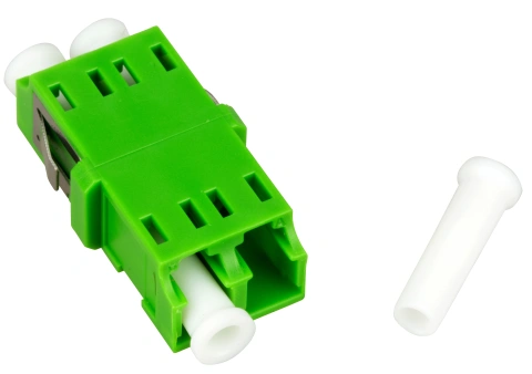 Cuplă LC/APC Duplex,Plastic,Singlemode,zir,fără fla,verdeECO_4