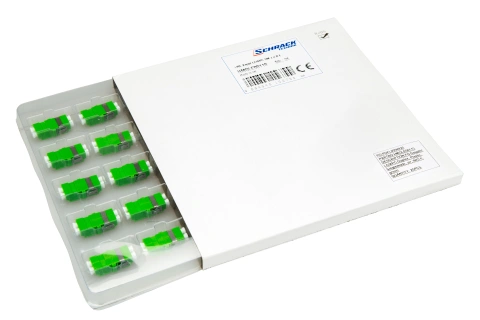 Cuplă LC/APC Duplex,Plastic,Singlemode,zir,fără fla,verdeECO_3