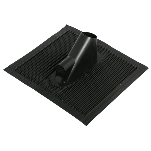 Trecere cablu prin acoperiş,45x50cm,D38-60mm,Alu.,neagră