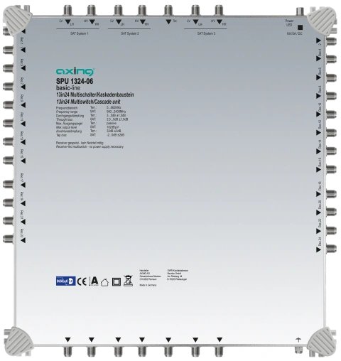 Multiswitch/cascad. 13 în 24, SPU 1324-06