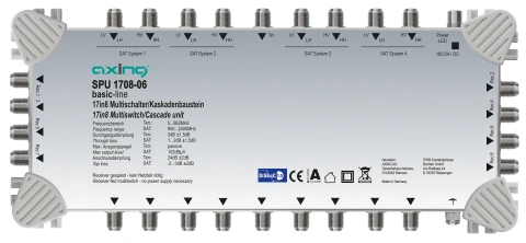 Multiswitch/cascad. 17 în 8, SPU 1708-06