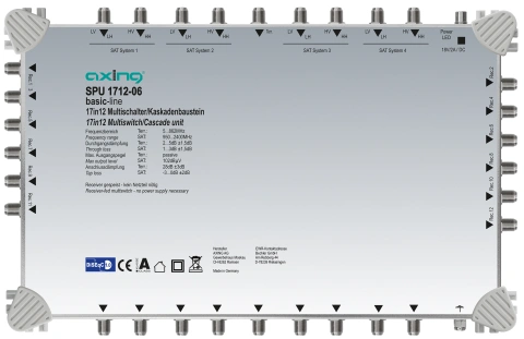 Multiswitch/cascad. 17 în 12, SPU 1712-06