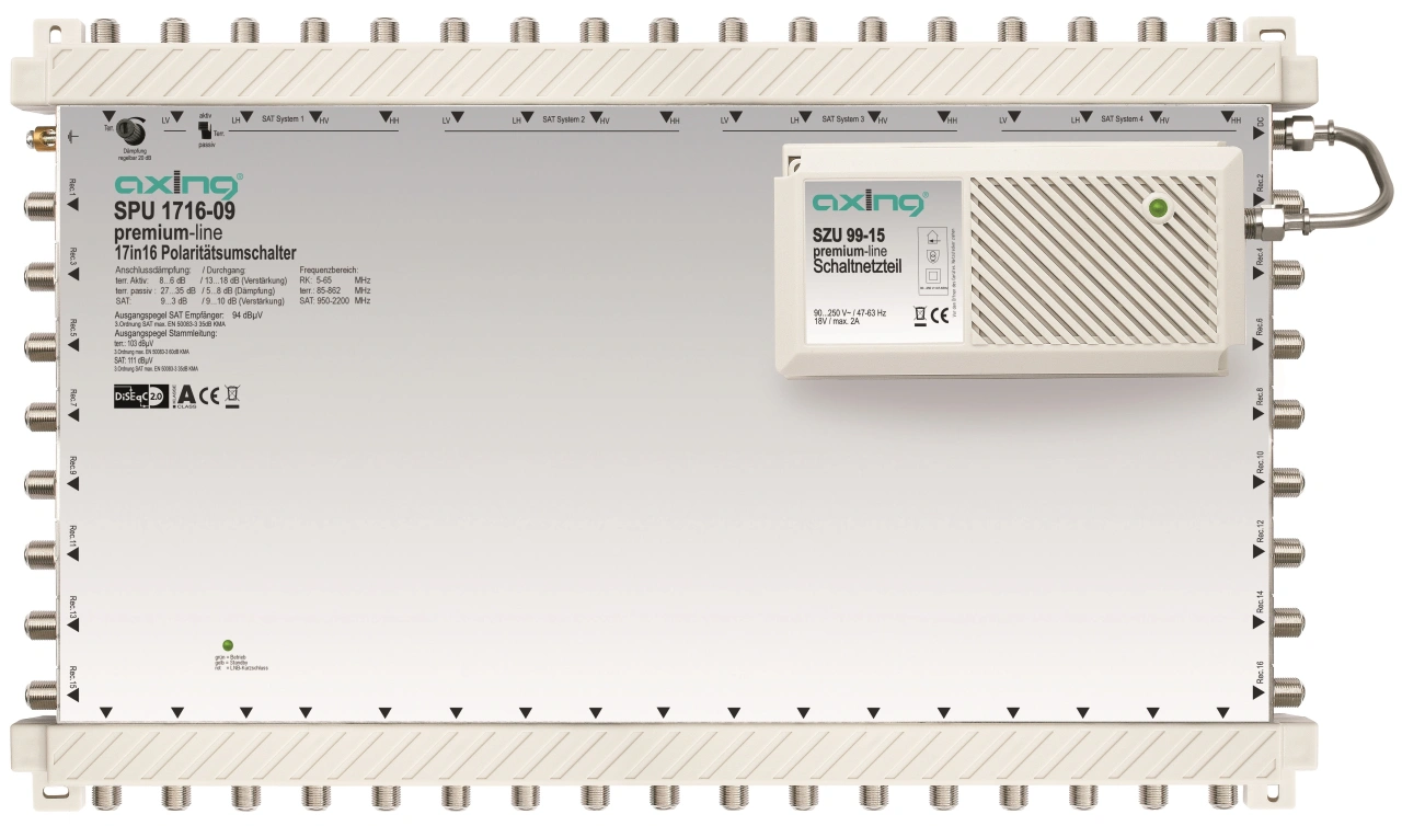 Multiswitch 17 IN 16 OUT cascadabil,SPU 1716-09