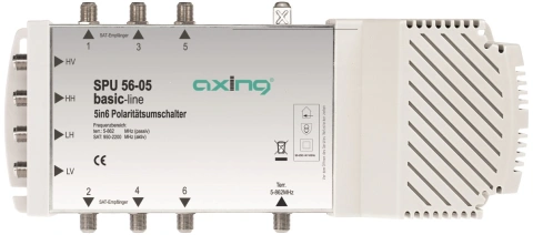 Multiswitch 5 IN 6 OUT pt. LNB Quattro+Quad,SPU 56-05