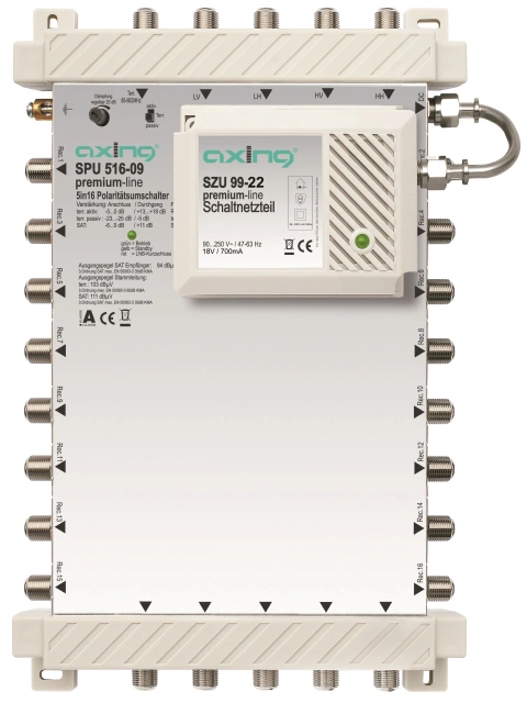 Multiswitch 5 IN 16 OUT cascadabil,SPU 516-09