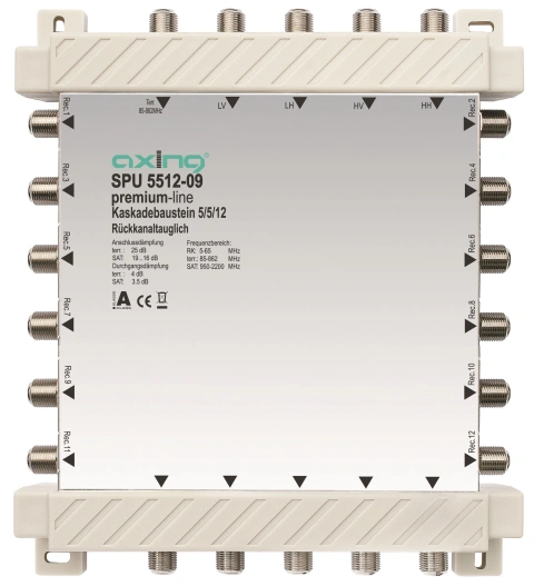 Unitate Cascadare 5 IN 12 OUT pasivă pt.HSAT5xxKA,SPU5512-09