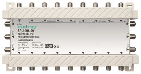 Unitate Cascadare 9 IN 6 OUT pasivă pt.HSAT9xxKA,SPU 996-09