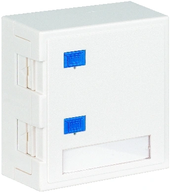 Doză PT pt. 2 module TOOLLESS LINE, 68x30x65mm, RAL9010