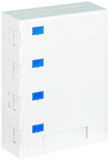 Doză PT pt. 4 module TOOLLESS LINE, 118x30x85mm, RAL9010