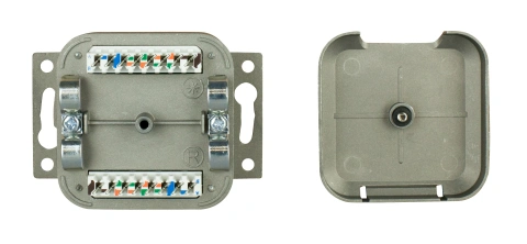 Priza date C5 ecranat 2xRJ45