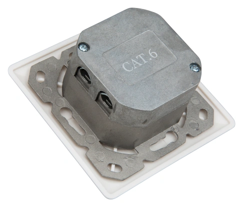Priză de date C6, ecranat, 2xRJ45_5