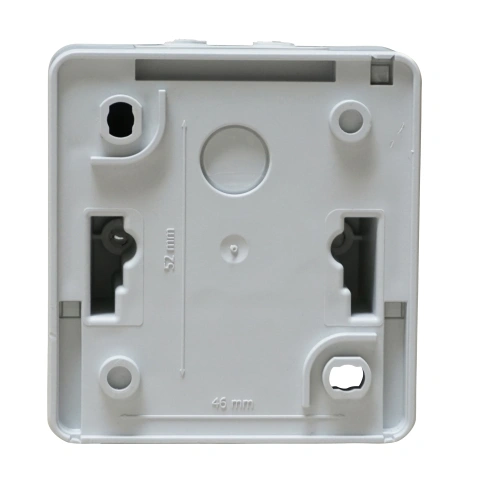 Doză de perete IP44/IP20 goală pt. 2 module, negru/gri_2