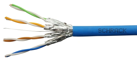 Cablu U/FTP Cat.6a, 4x2xAWG23/1, 500Mhz, LS0H, Dca, albastru