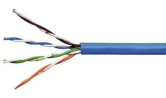 Cablu U/UTP Cat.5e, 4x2xAWG24/1, LS0H, Eca, albastru, cutie