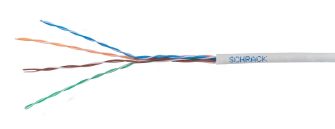Cablu U/UTP Cat.5e, 4x2xAWG24/1, PVC, Eca, gri, cutie