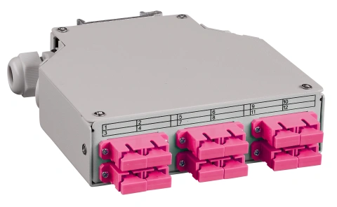 Splicebox FO pt. sina DIN,  4 Fibre, SC, 50/125µm OM4