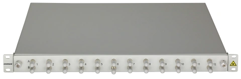 Splicebox, 4 fibre,ST,50/125µm OM2, culisant,19",1UV , ECO_2