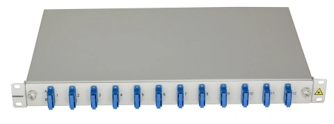 Splicebox, 4 fibre,SC,9/125µm OS2, culisant,19",1UV , ECO_2