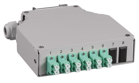 Splicebox FO pt. sina DIN,  12 Fibre, LC, 50/125µm OM3