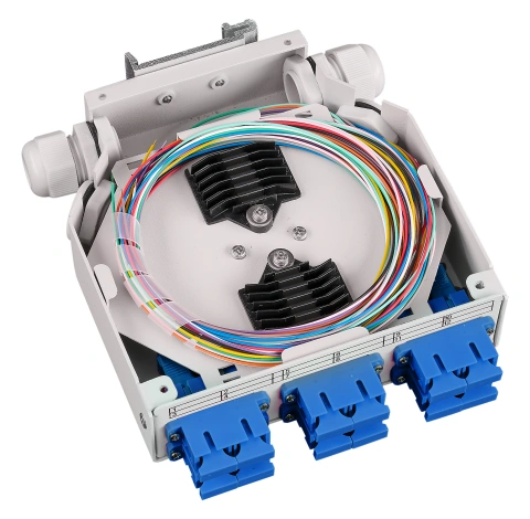 Splicebox FO pt. sina DIN,  12 Fibre, SC, 50/125µm OS2_2