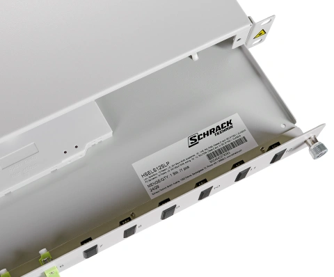 Splicebox, 12 fibre,LC,50/125?m OM5, culisant,19",1UV , ECO_1