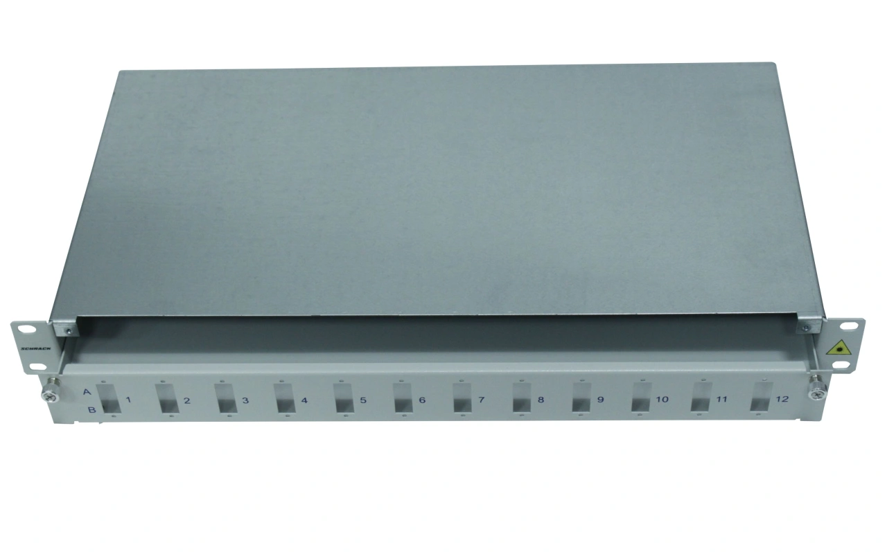 Splicebox gol pentru 12 cuple SC-duplex, 1UV, RAL7035