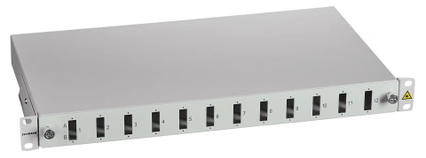 Splicebox FO gol pt. 12 cuplori SC-Duplex, 1U, RAL7035