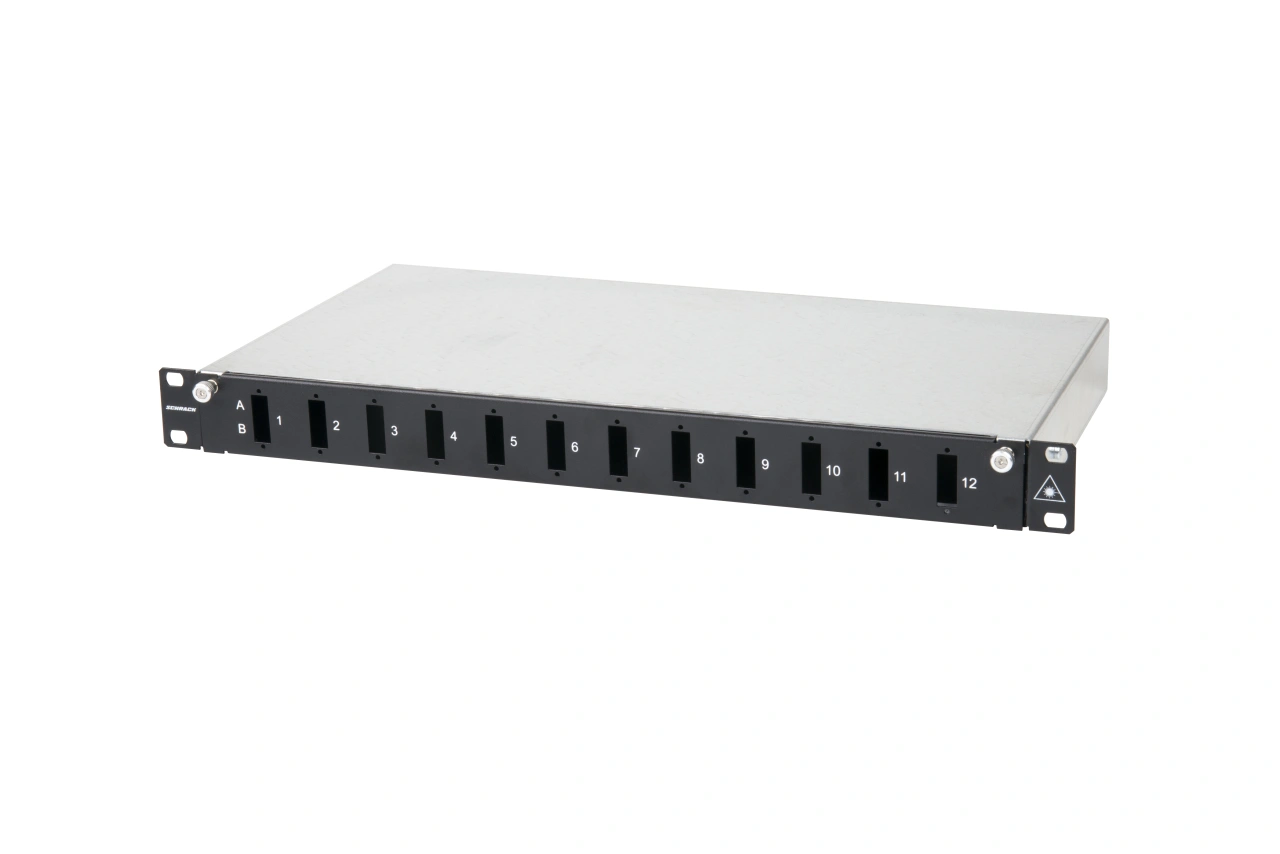 Splicebox FO gol pt 24 cuplori SC-Duplex, 1U, negru