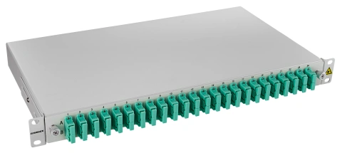 Splicebox FO, 48 Fibre, SC, 50/125µm OM3, 19", 1U, Class C