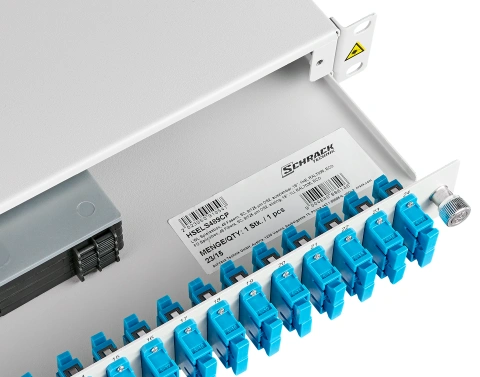 Splicebox FO, 48 Fibre, SC, 9/125µm OS2, 19", 1U, Class C_2