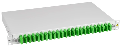 Splicebox, 48 Fibre, SC/APC, 9/125µm OS2, 19",1U,Class C