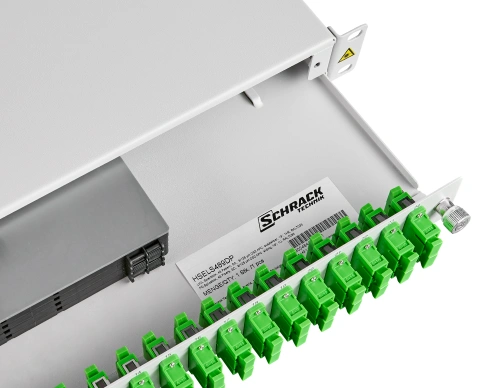 Splicebox, 48 Fibre, SC/APC, 9/125µm OS2, 19",1U,Class C_2