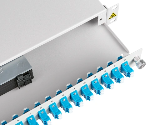 Splicebox FO, 48 Fibre, LC, 9/125µm OS2, 19", 1U, Class C_2
