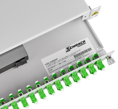 Splicebox, 48 Fibre, LC/APC, 9/125µm OS2, 19",1U,Class C_2