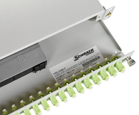 Splicebox, 48 fibre,LC,50/125?m OM5, culisant,19",1UV , ECO_1