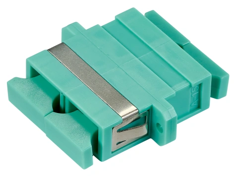Cuplor FO SC-Duplex, Plastic, OM3, ceramic, flanșă_1
