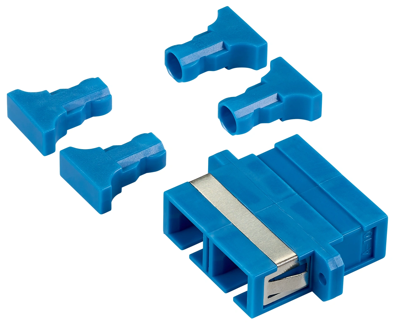 Cuplor FO SC-Duplex, Plastic, OS2, ceramic, flanșă