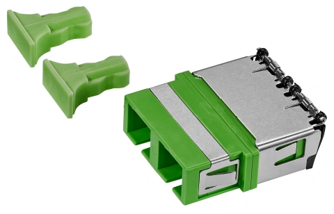 Cuplor FO SC/APC-Duplex, Plastic, OS2, ceramic, fără flanșă_1