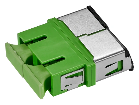 Cuplor FO SC/APC-Duplex, Plastic, OS2, ceramic, fără flanșă_2