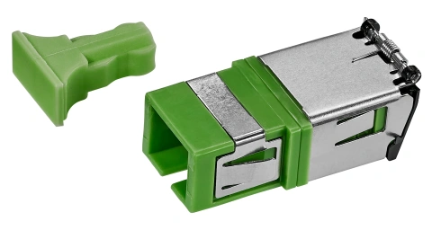 Cuplor FO SC/APC-Simplex, Plastic, OS2, ceramic, fără flanșă_1