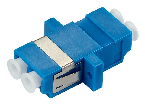 Cuplor FO LC-Duplex, Plastic, OS2, ceramic, flanșă_1