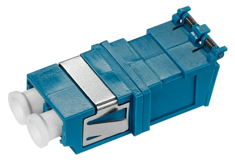 Cuplor FO LC-Duplex, Plastic, OS2, ceramic, fără flanșă